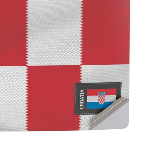 Croatia Soccer Flag PS5 Slim Disk Console Skin